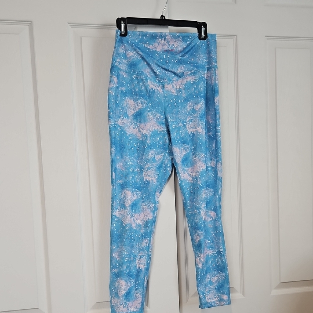 Juicy Couture Blue and Pink Leggings